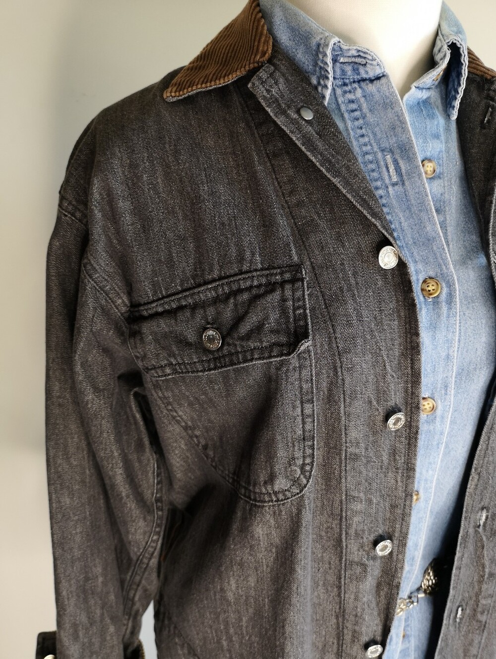 90s Ralph Lauren Duster Jacket - Picture 6 of 9